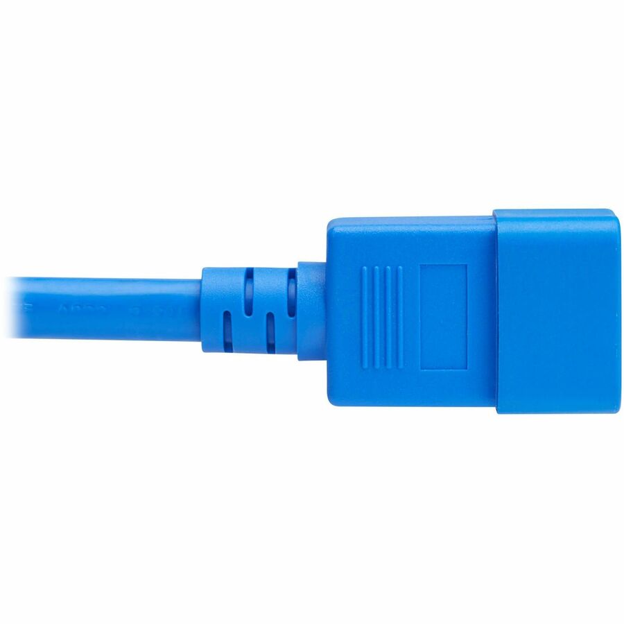 Eaton Tripp Lite P035-006-ABL Heavy-Duty Power Cord, C20 to C21, 6 ft., 20A, 250V, Blue
