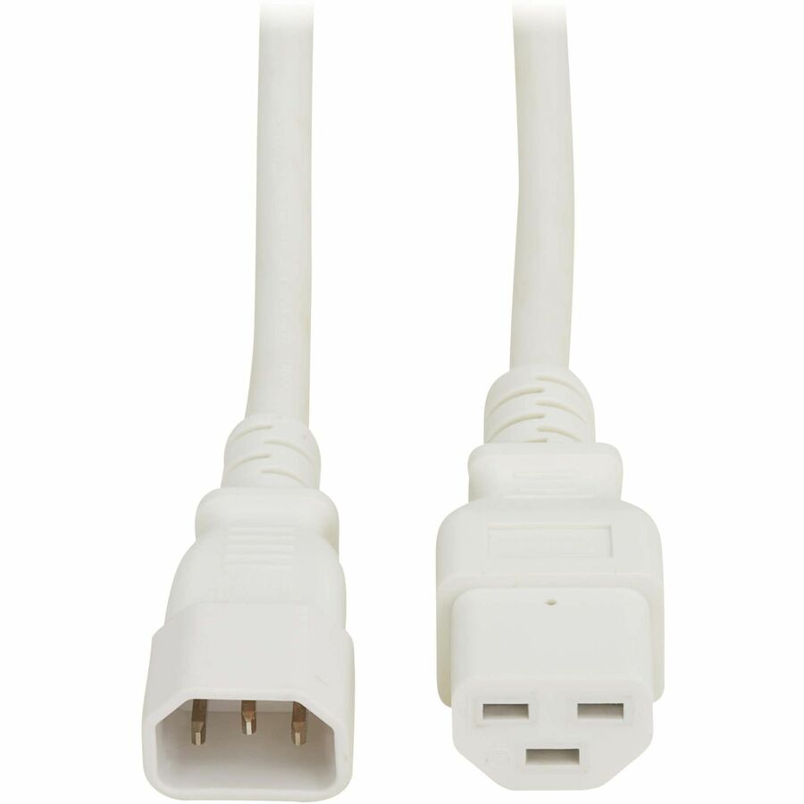Eaton Tripp Lite Series Heavy-Duty Power Cord C14 to C21, 15A, 250V, 5 ft, White