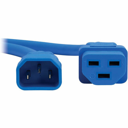 Eaton Tripp Lite Series Power Cord P037-003-ABL, C14 to C21 Heavy-Duty 15A 250V Blue, 3 ft