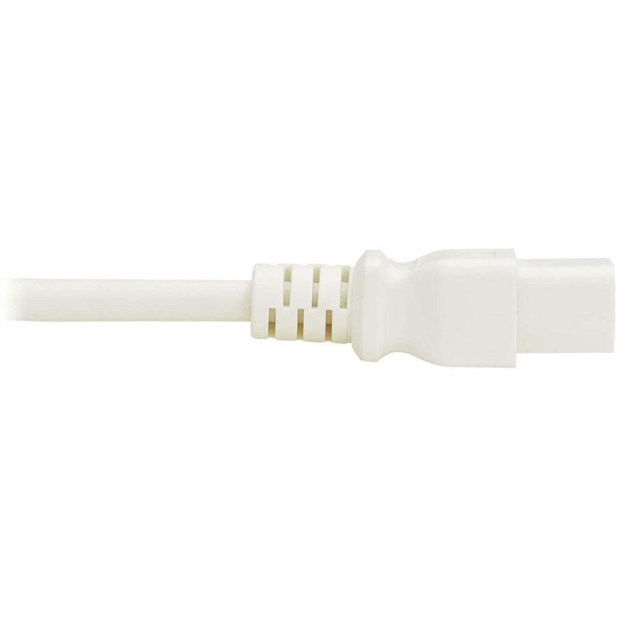 Eaton Tripp Lite P037-002-AWH Heavy-Duty Power Cord, C14 to C21 - 15A, 250V, 14 AWG, 2 ft, White for Network Equipment