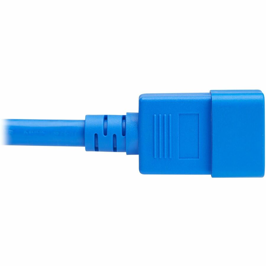 Eaton Tripp Lite Series Power Cord P035-002-ABL — Heavy-Duty 20A C20 to C21 Power Cable for High-Temperature Data Center Equipment