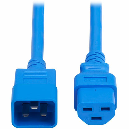 Eaton Tripp Lite Series Power Cord P035-002-ABL — Heavy-Duty 20A C20 to C21 Power Cable for High-Temperature Data Center Equipment