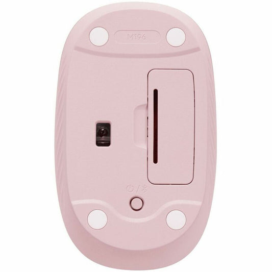 Logitech M196 Bluetooth Wireless Mouse with Recycled Plastic – Pink