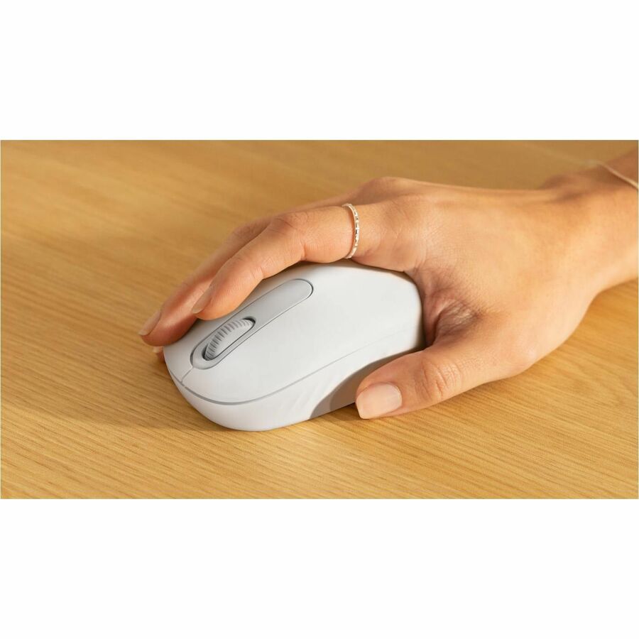 Logitech M196 Wireless Bluetooth Mouse - Compact, Ambidextrous Design with Recycled Plastic