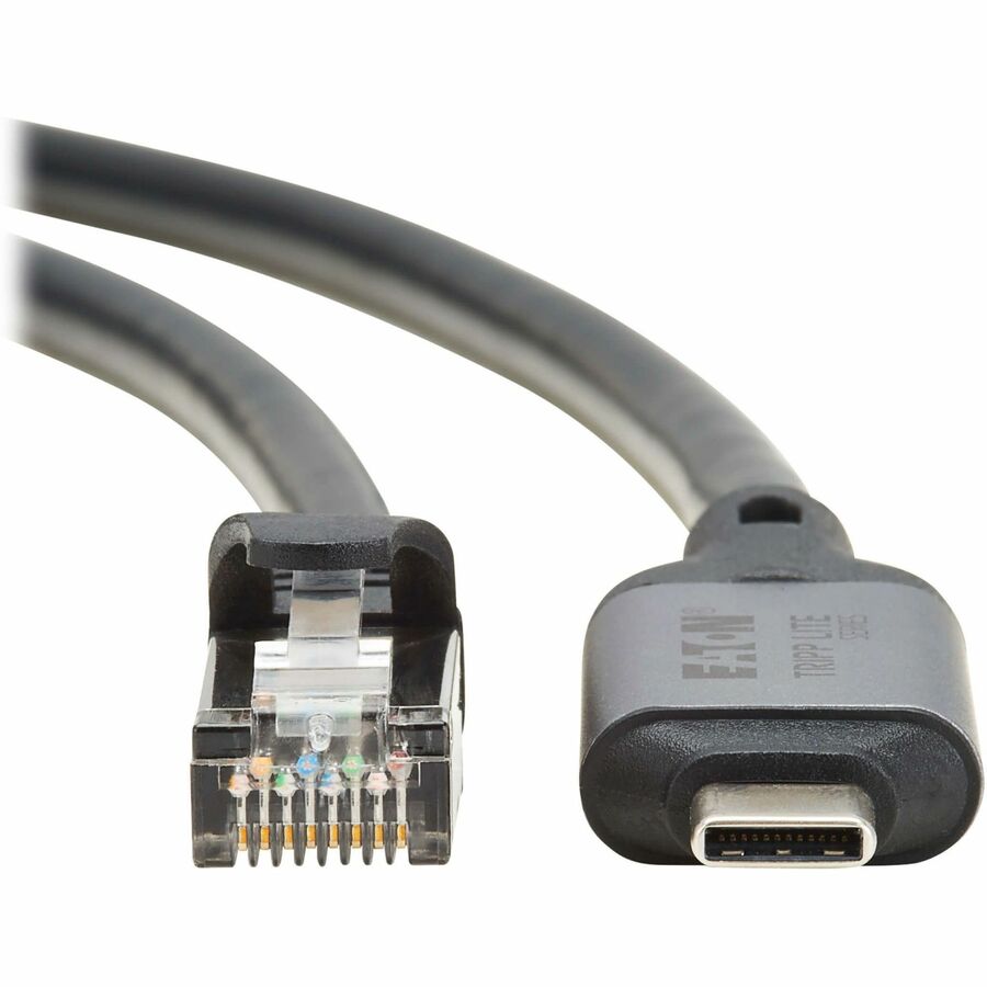 Eaton Tripp Lite Series USB-C to Gigabit Ethernet Cable U436-01M – 3.3 ft., Plug-and-Play USB 3.2 Gen 1 Network Adapter