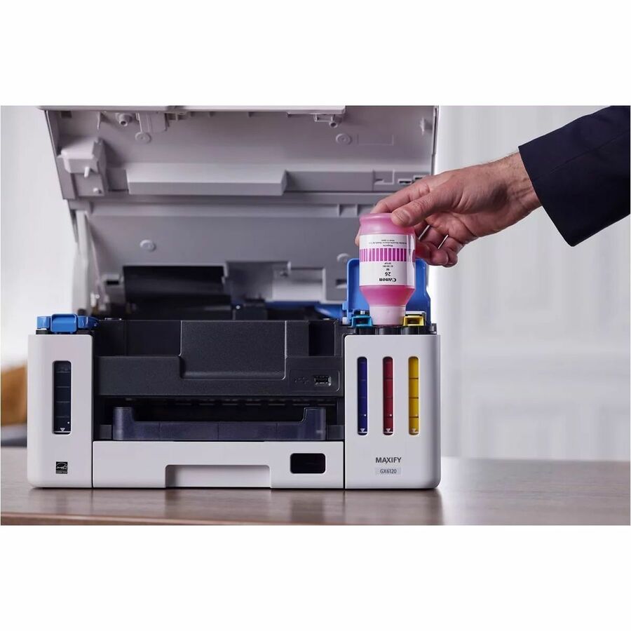 Canon GX6120 MegaTank Inkjet Multifunction Printer with Wireless Connectivity and 6,000-Page Black & White Yield