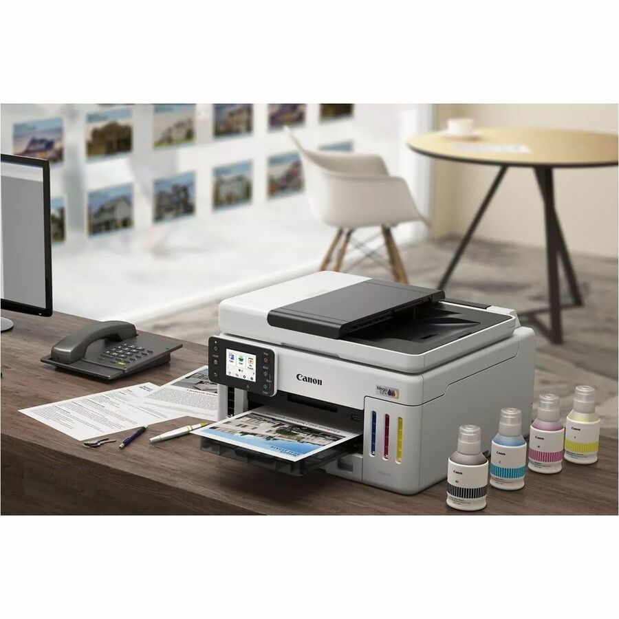 Canon GX6120 MegaTank Inkjet Multifunction Printer with Wireless Connectivity and 6,000-Page Black & White Yield