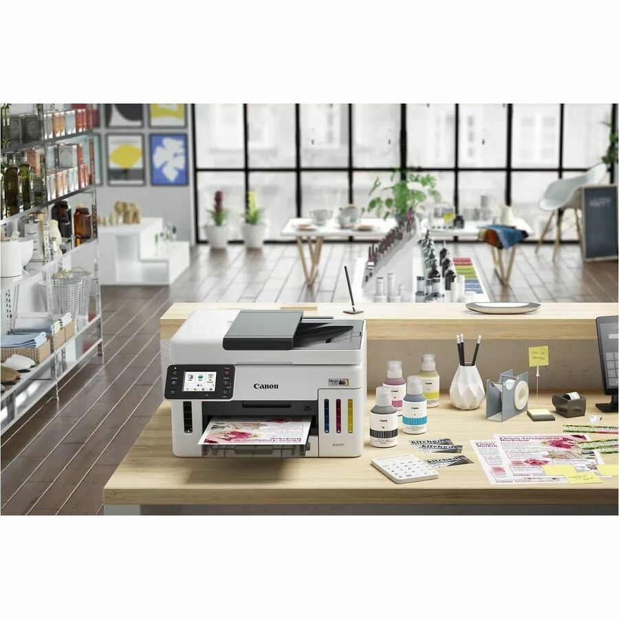 Canon GX6120 MegaTank Inkjet Multifunction Printer with Wireless Connectivity and 6,000-Page Black & White Yield