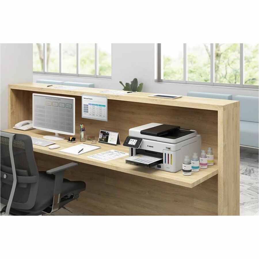 Canon GX6120 MegaTank Inkjet Multifunction Printer with Wireless Connectivity and 6,000-Page Black & White Yield