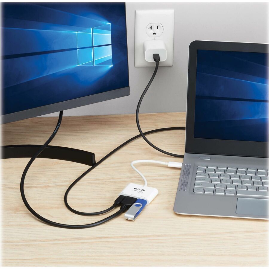 Eaton Tripp Lite Series USB-C Multiport Adapter with 4K HDMI, USB-A & USB-C Ports - Model U444-06N-H4U-C3