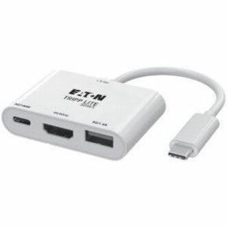 Eaton Tripp Lite Series USB-C Multiport Adapter with 4K HDMI, USB-A & USB-C Ports - Model U444-06N-H4U-C3