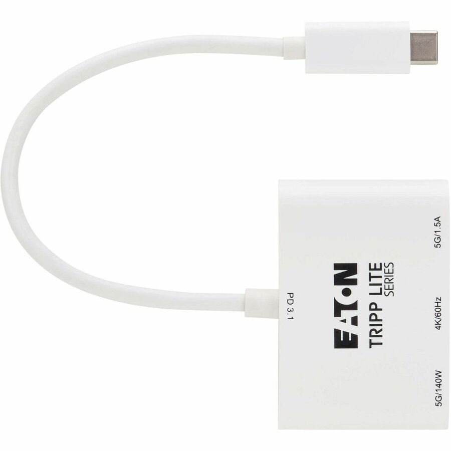 Eaton Tripp Lite Series USB-C Multiport Adapter with 4K HDMI, USB-A & USB-C Ports - Model U444-06N-H4U-C3