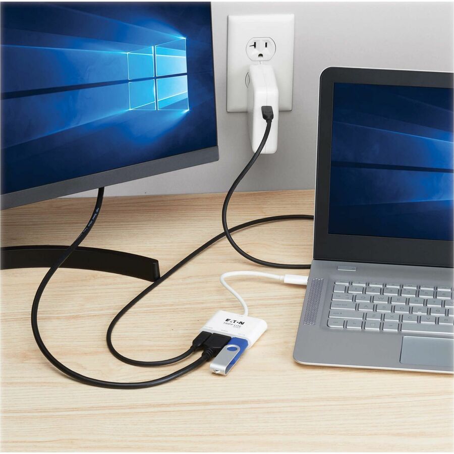 Eaton Tripp Lite Series USB-C Multiport Adapter with 4K HDMI, USB-A & USB-C Ports - Model U444-06N-H4U-C3
