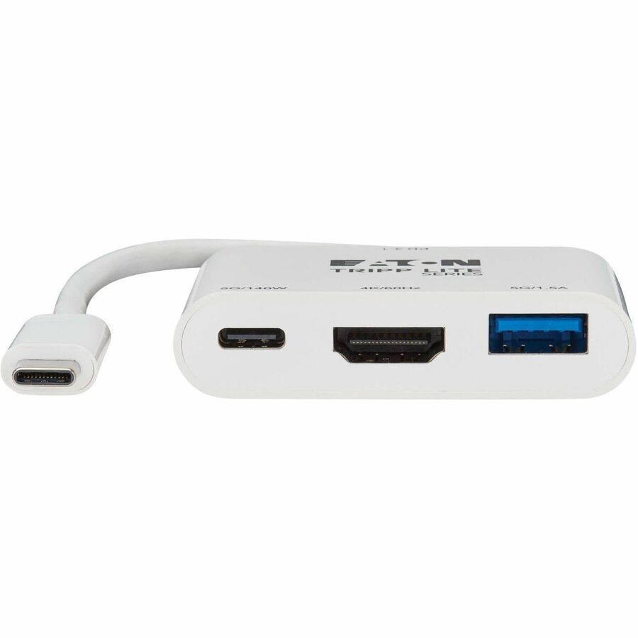 Eaton Tripp Lite Series USB-C Multiport Adapter with 4K HDMI, USB-A & USB-C Ports - Model U444-06N-H4U-C3