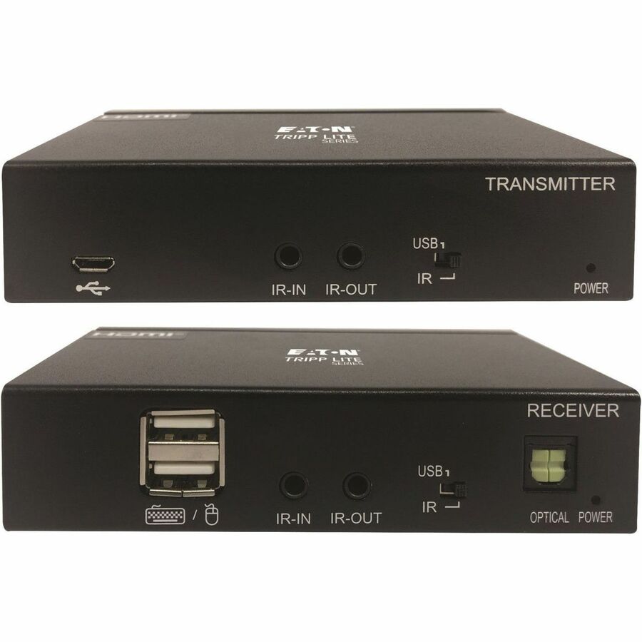 Eaton Tripp Lite Series DisplayPort over Cat6 Extender Kit, 4K @ 60Hz, 70 Meters, Power over Cable, TAA Compliant