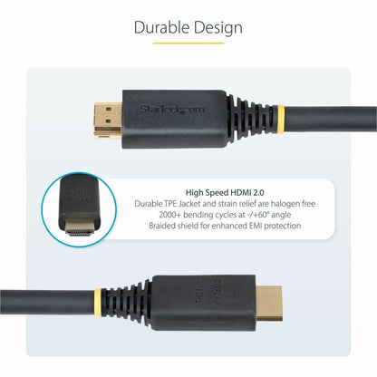StarTech.com 35ft (10.6m) Active HDMI 2.0 Cable for 4K UHD and High-Performance Gaming
