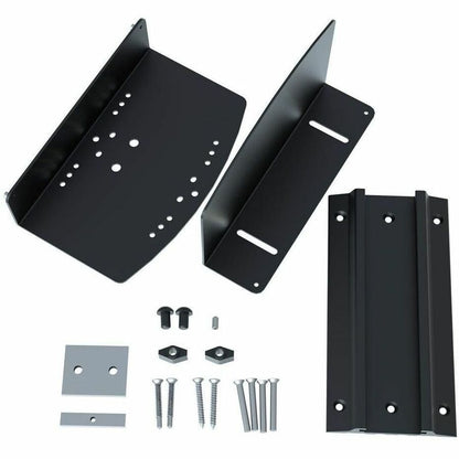 Ergotron Small PC Mount with Wall Track (Black) – Vertical Wall Mount for CPU