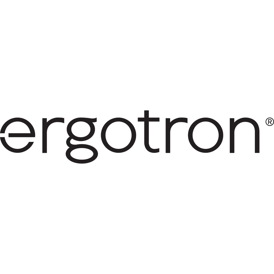 Ergotron Medium PC Mount with Wall Track (Dark Gray) – Adjustable Wall Mount for Desktop Computers and Monitors
