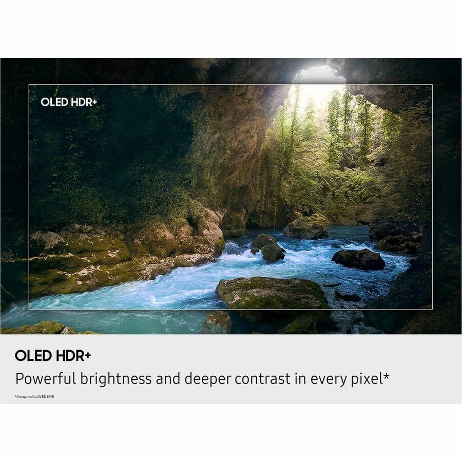Samsung S90F QN65S90FAF 64.5-inch 4K UHD Smart OLED TV with AI Picture Enhancement and Gaming Features