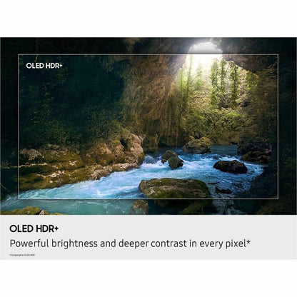 Samsung S90F QN65S90FAF 64.5-inch 4K UHD Smart OLED TV with AI Picture Enhancement and Gaming Features