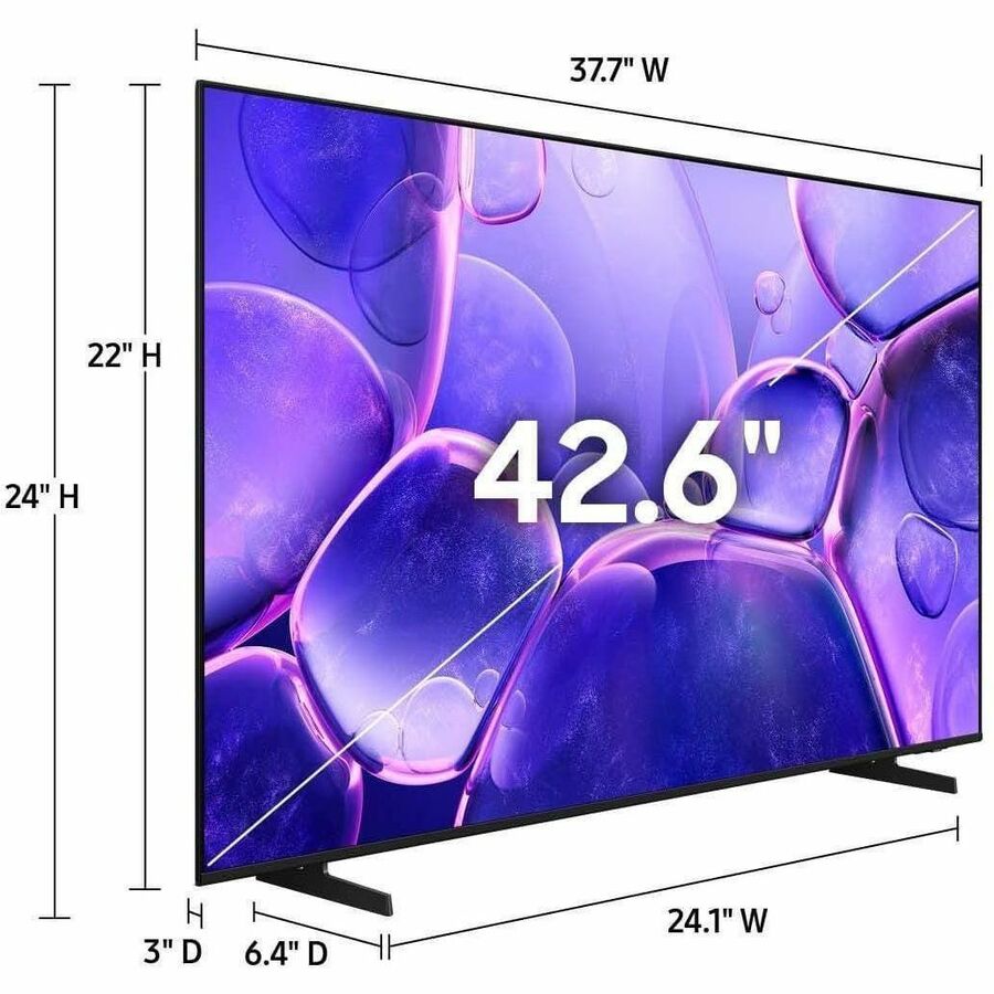 Samsung Crystal UN43U8000FF 43-Inch 4K UHD Smart LED-LCD TV with HDR and Wireless Connectivity