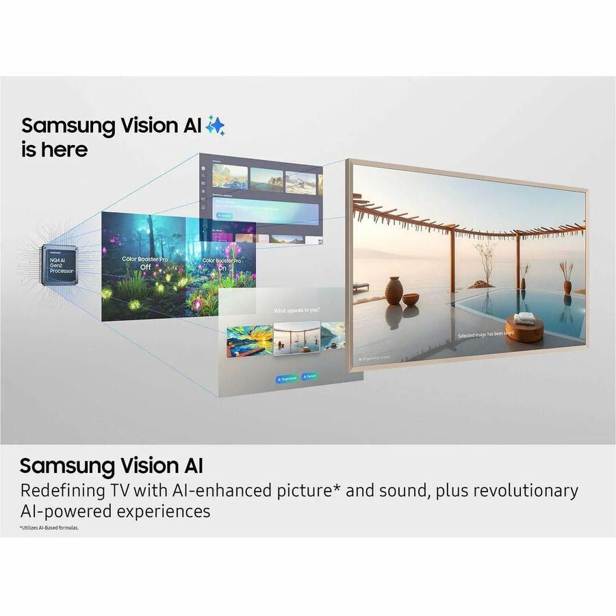 Samsung The Frame QN85LS03FWF 85-Inch 4K UHD Smart LED-LCD TV with Neo QLED and HDR