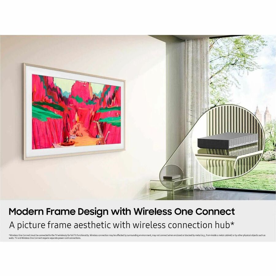 Samsung The Frame QN85LS03FWF 85-Inch 4K UHD Smart LED-LCD TV with Neo QLED and HDR