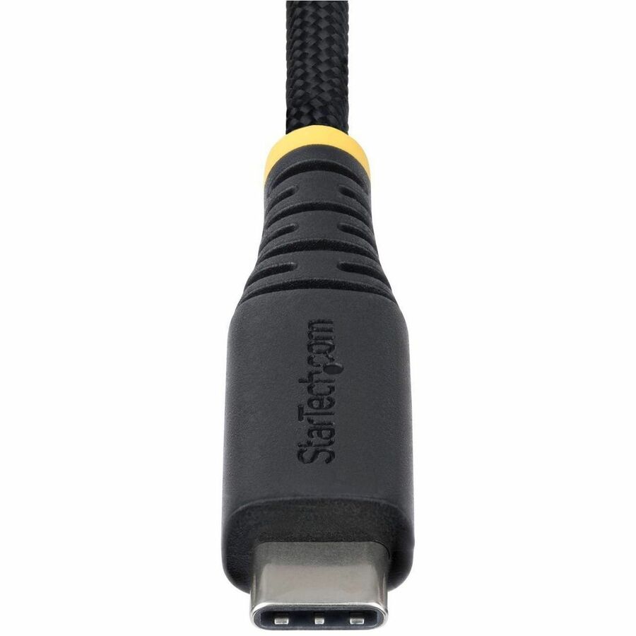 StarTech.com 3ft USB-C Charging Cable with 240W Power Delivery - Braided Nylon & Silicone Jacket
