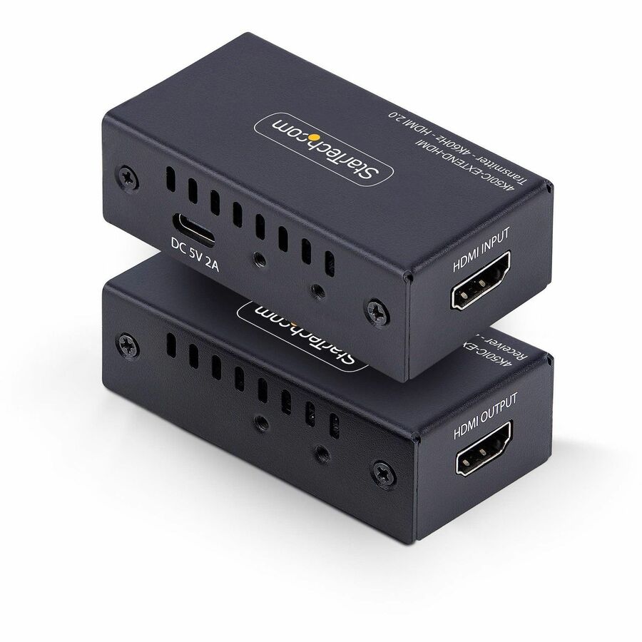 StarTech.com HDMI Extender Over CAT5e/CAT6 - 4K 60Hz Video & Audio Transmission up to 200 ft