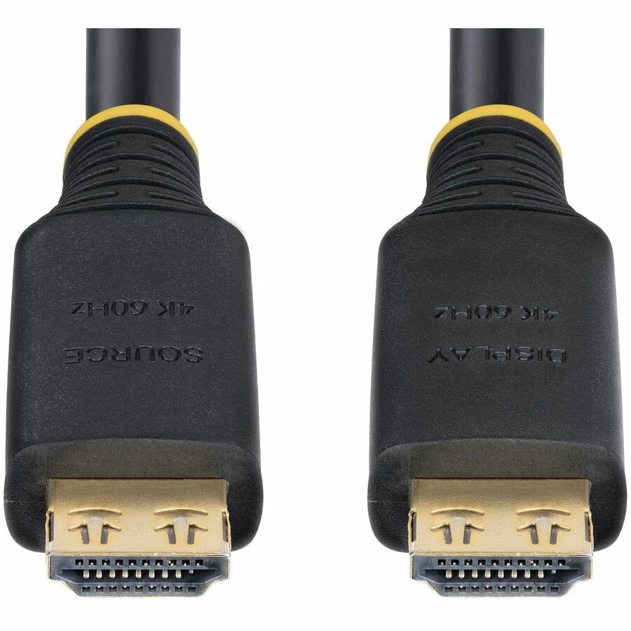StarTech.com 35ft Active High Speed HDMI Cable with Gripping Connectors for 4K UHD and 144Hz Displays
