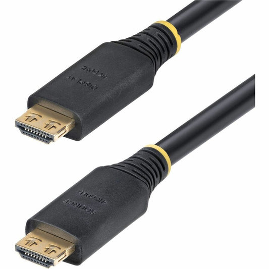 StarTech.com 35ft Active High Speed HDMI Cable with Gripping Connectors for 4K UHD and 144Hz Displays