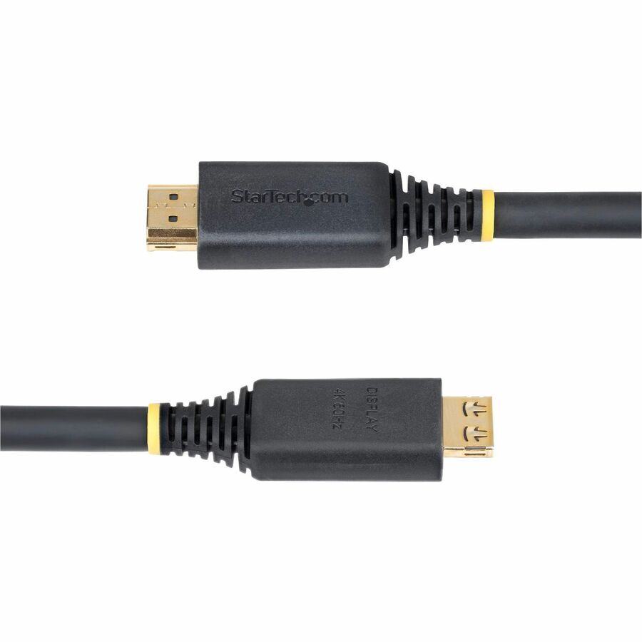 StarTech.com 35ft Active High Speed HDMI Cable with Gripping Connectors for 4K UHD and 144Hz Displays