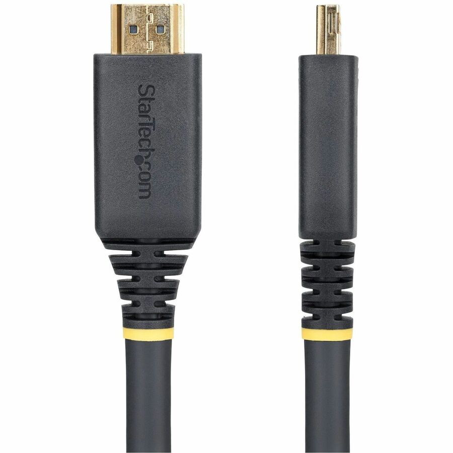 StarTech.com 35ft Active High Speed HDMI Cable with Gripping Connectors for 4K UHD and 144Hz Displays