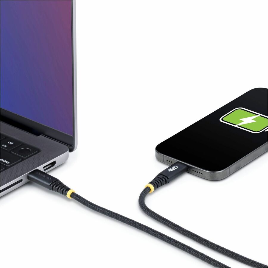 StarTech.com 10ft Braided USB-C Charging Cable with 240W Power Delivery, EPR Support, and USB-IF Certification