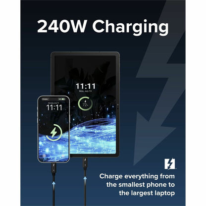 Plugable Thunderbolt 5 Cable with 80Gbps Data Transfer and 240W Charging (TBT5-240W1M)