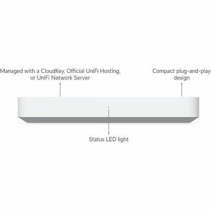 Ubiquiti Gateway Fiber UXG-Fiber 10GBase-T Router with 4-Port 2.5 GbE Switch and SFP+ WAN/LAN Ports