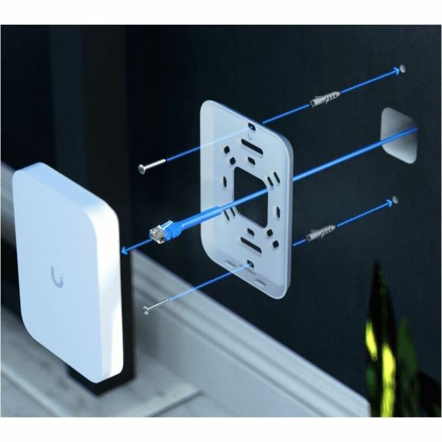 Ubiquiti U7-U7-IW Dual Band Wi-Fi 7 Wireless Access Point with 2.5 GbE PoE Switch