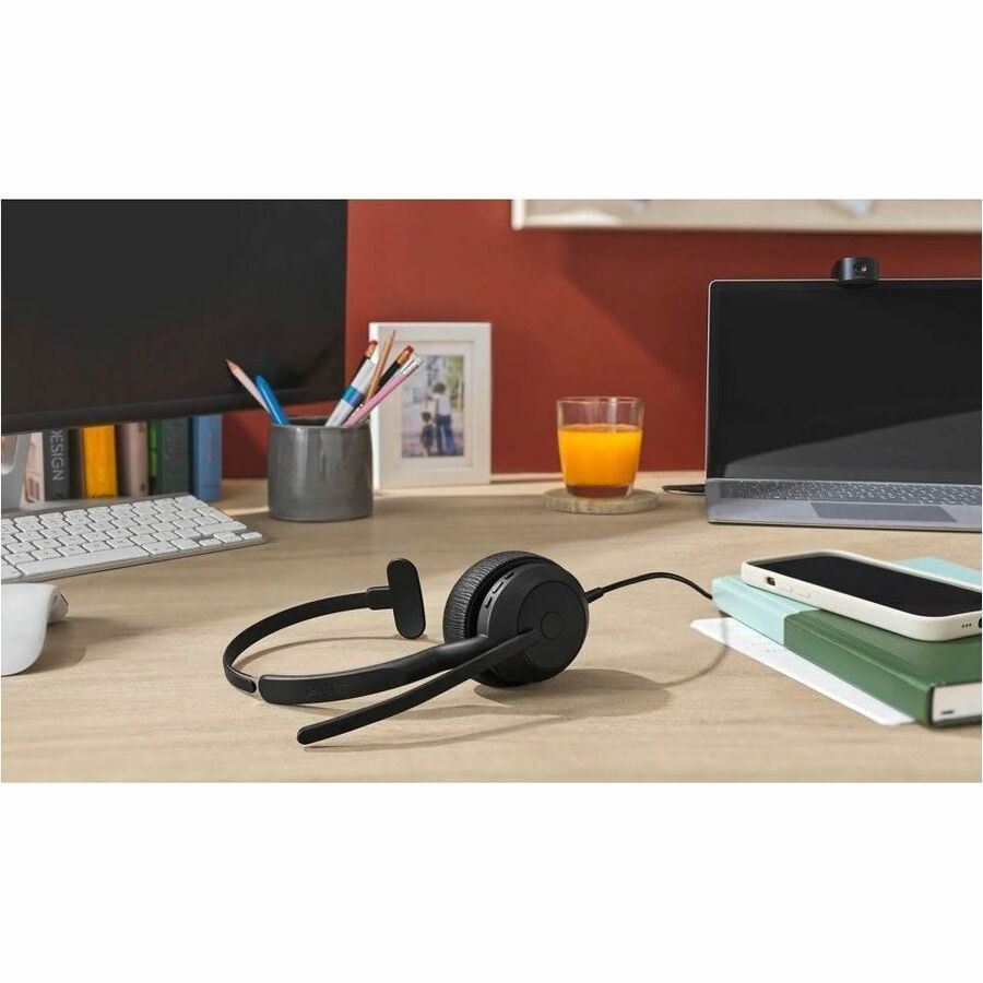 Jabra Evolve2 50 Headset with Active Noise Cancellation and Bluetooth 5.2
