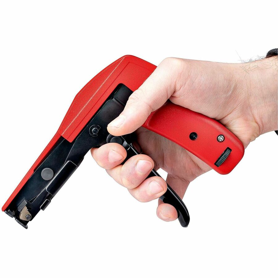 StarTech.com Nylon Cable Tie Gun N10MM-CABLE-TIE-GUN for Precise Wire Bundling