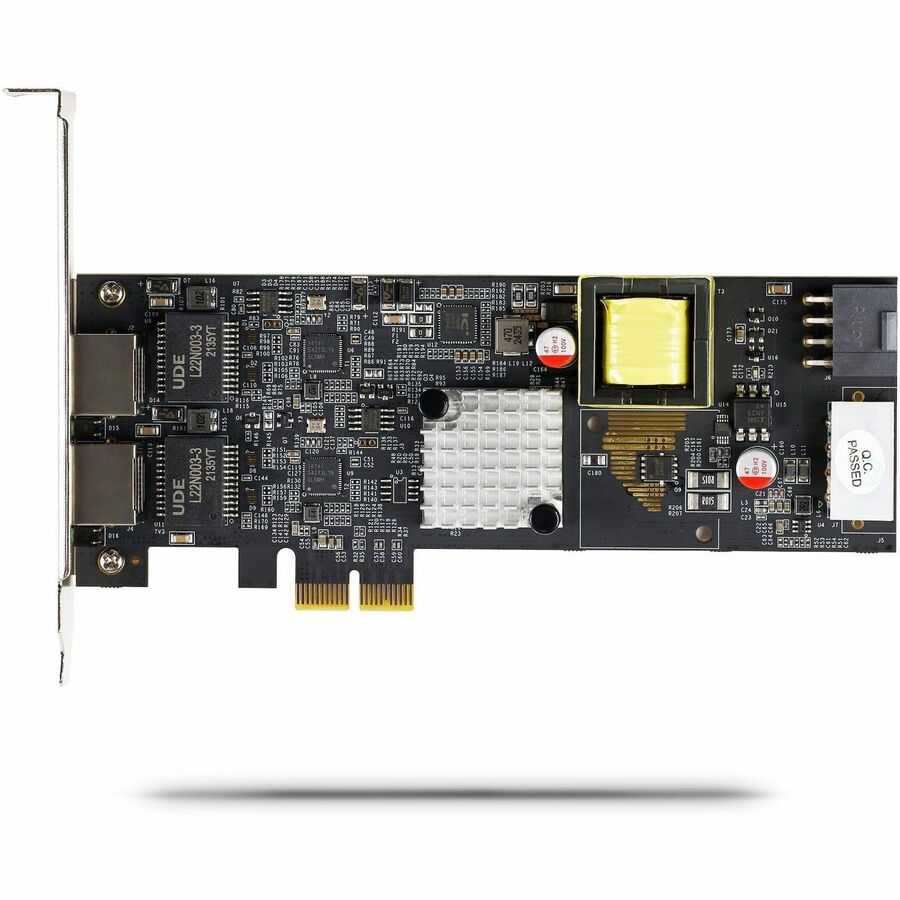 StarTech.com 2-Port 2.5Gbps PCI Express PoE Network Card with Dual Intel I225-V Chips