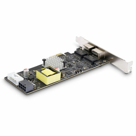 StarTech.com 2-Port 2.5Gbps PCI Express PoE Network Card with Dual Intel I225-V Chips