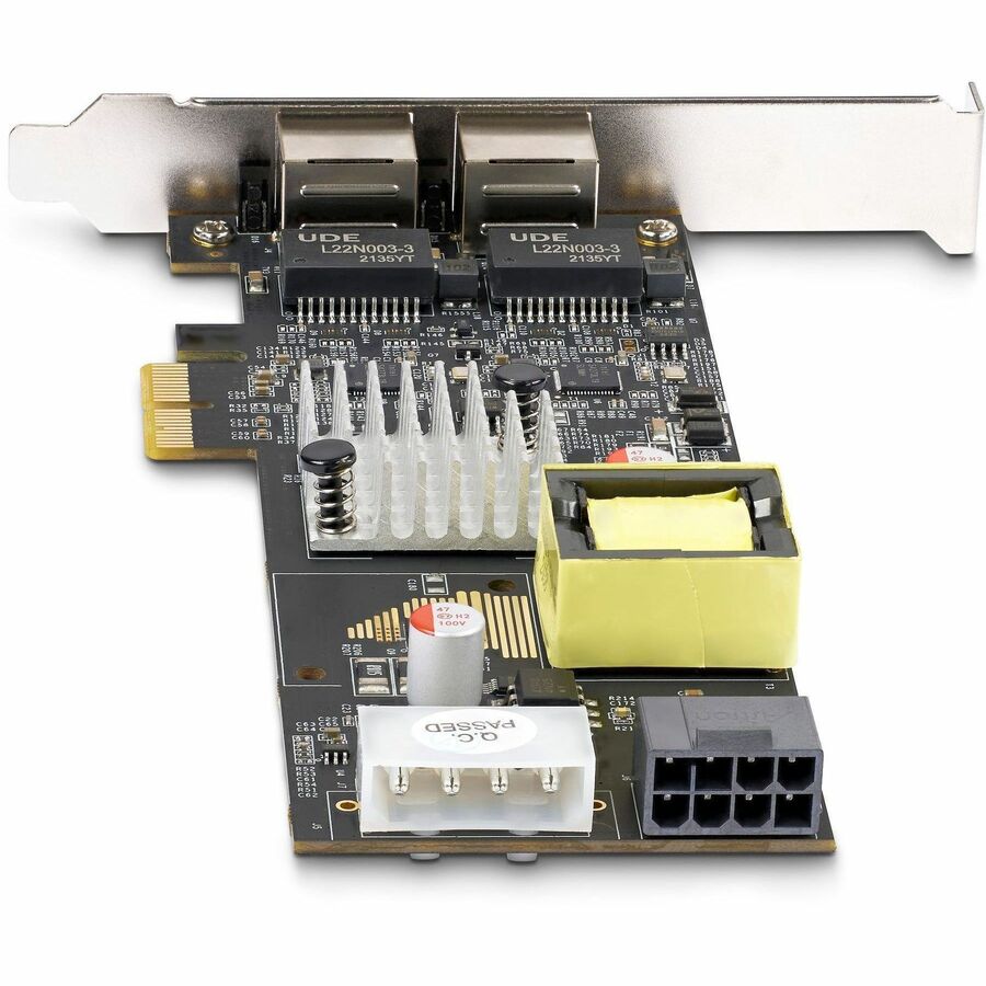 StarTech.com 2-Port 2.5Gbps PCI Express PoE Network Card with Dual Intel I225-V Chips