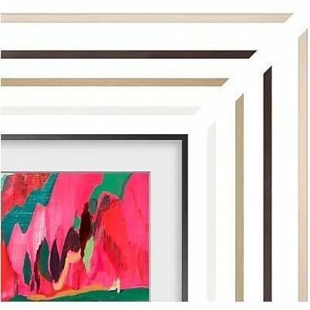 Samsung 85" The Frame Customizable Bezel - Modern White for The Frame and The Frame Pro TVs