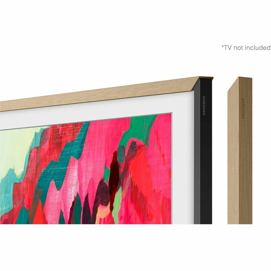 Samsung 75" The Frame Customizable Bezel - Modern Teak