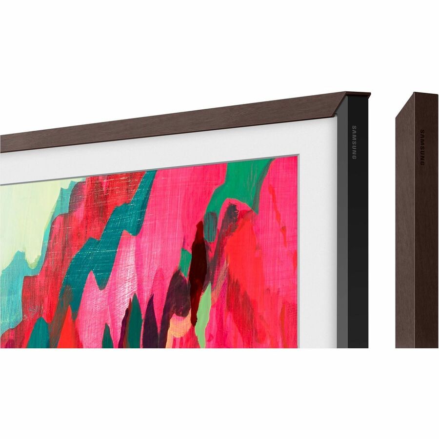 Samsung 85" The Frame Customizable Bezel - Modern Brown