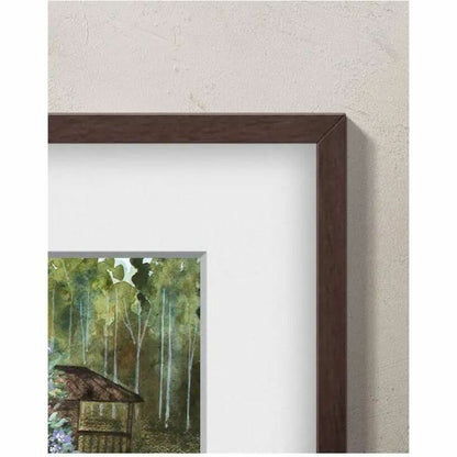 Samsung 85" The Frame Customizable Bezel - Modern Brown