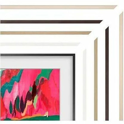Samsung 85" The Frame Customizable Bezel - Modern Brown