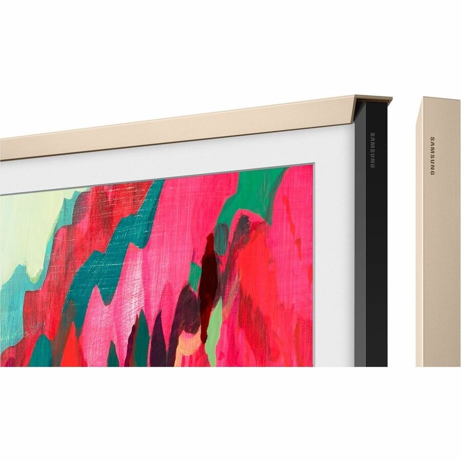 Samsung 85" The Frame Customizable Bezel - Sand Gold Metal