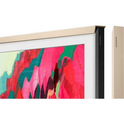 Samsung 85" The Frame Customizable Bezel - Sand Gold Metal