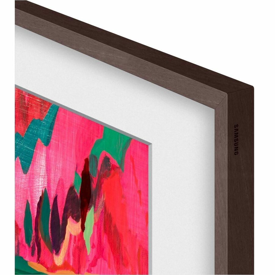 Samsung 75" The Frame Customizable Bezel - Modern Brown